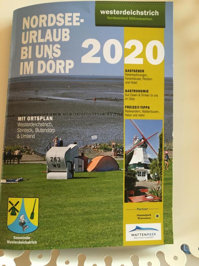 Fewo Schroeder - Bude 63A - Mit Strandkorb Am Meer - Inklusive Bettwaesche Und Handtuecher Westerdeichstrich Zewnętrze zdjęcie